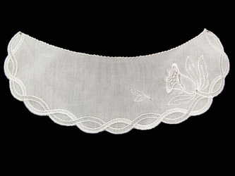 Przodzik haft TULIPAN biały