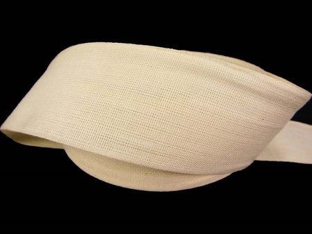 Taśma 40mm bawełniana natural