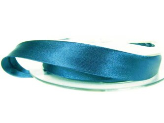 Lamówka 1,5cm atłasowa turkus