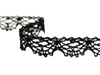 Koronka 1cm bawełniana czarna