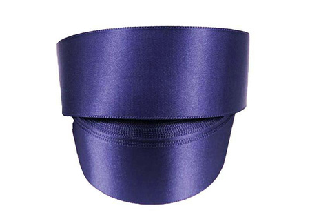 Wstążka 40mm atłas jasny granat