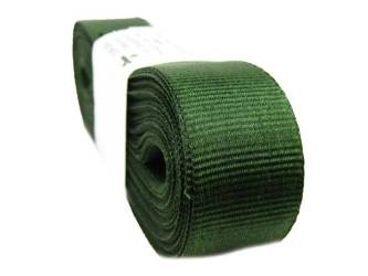 Taśma 22mm ryps poliestrowa ciemnozielona