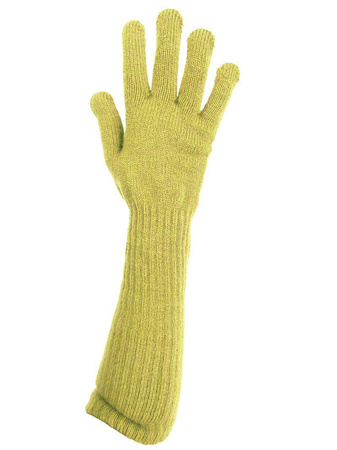 Rękawiczki dluga gładka khaki