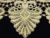 Koronka 10,5cm gipiurowa jasnozłota