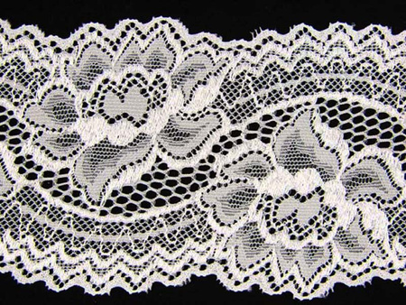 Wstawka 8cm elastyczna biała