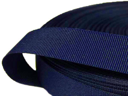 Taśma 13mm ryps poliestrowa jasny granat