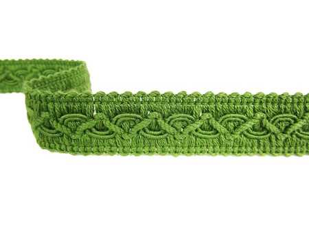 Taśma 2cm galonowa bawełna zielona