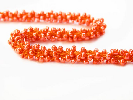 Taśma ozdobna KORALIK pomarańcz