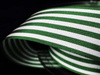 Taśma 25mm acetat STRIPES ciemnozielona