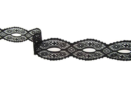 Wstawka 3,8cm stabilna czarna