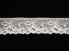 Koronka 6cm elastyczna biała