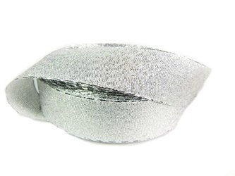 Wstążka 25mm lurex srebrna