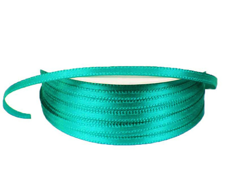 Wstążka 3mm atłas morski