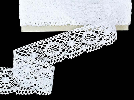 Koronka 5,8cm bawełniana biała