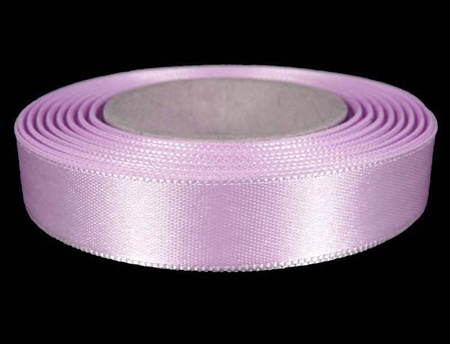 Wstążka 15mm atłas jasny fiolet