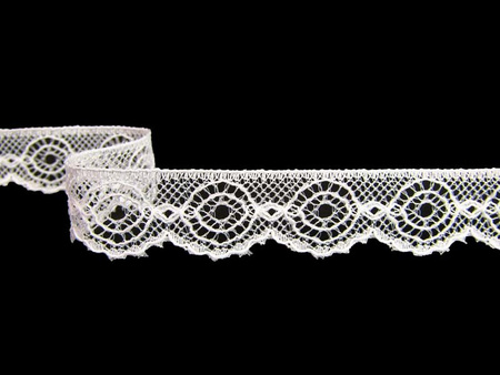 Koronka 1,5cm stabilna biała