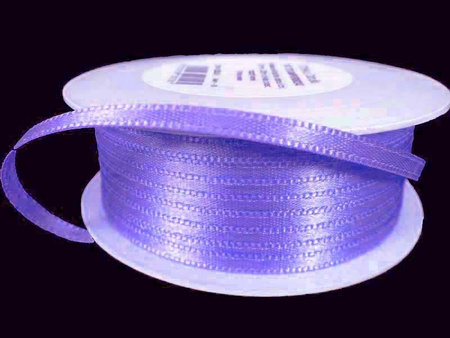 Wstążka 3mm atłas fiołkowa