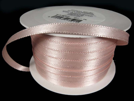 Wstążka 5mm atłas pudrowy róż