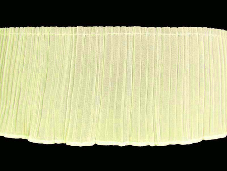 Taśma 14cm falbana PLISA ecru