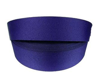 Taśma 37mm ryps poliestrowa jasny granat