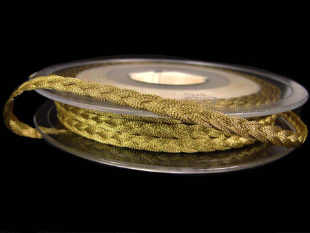 Taśma 0,7cm galonowa metaliczna antyczne złoto