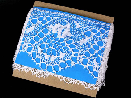 Koronka 15cm bawełniana biała