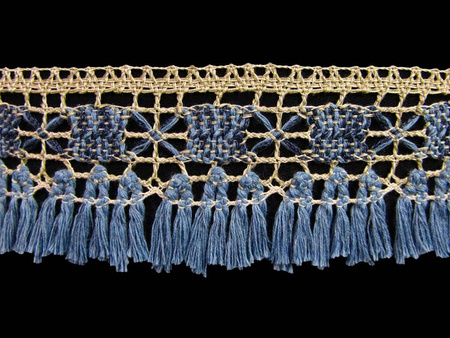 Taśma 6,5cm FRĘDZEL mix niebieska