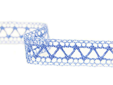 Wstawka 1,1cm bawełniana niebieska