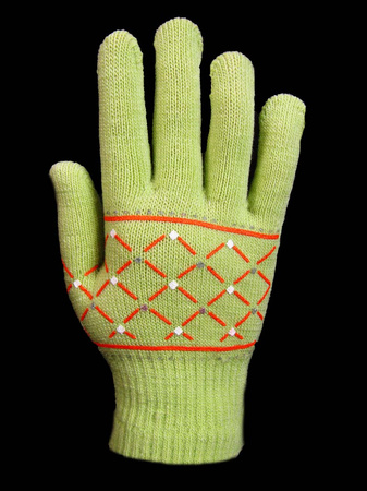 Rękawiczka DZIANA młodzieżowa z nadrukiem kolory