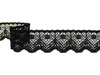 Koronka 1,8cm elastyczna czarna