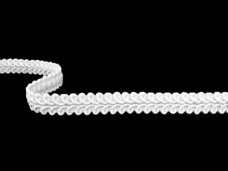 Taśma 1cm galonowa bawełna biała