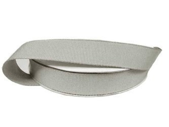 Taśma 15mm ryps poliestrowa popiel