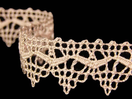 Koronka 1,5cm bawełniana naturalna