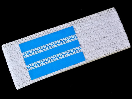 Wstawka 1,1cm bawełniana biała