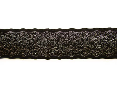 Wstawka 8cm elastyczna czarna