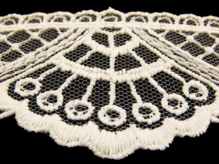 Koronka 4,5cm tiulowa ecru