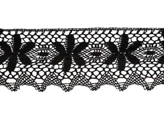 Koronka 11,5cm bawełniana czarna