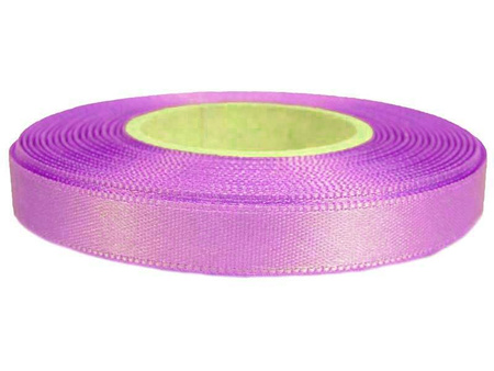 Wstążka 10mm atłas wrzos