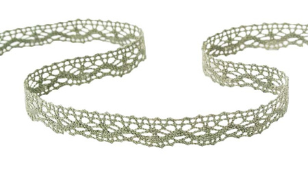 Koronka 1,6cm bawełniana ciemny len