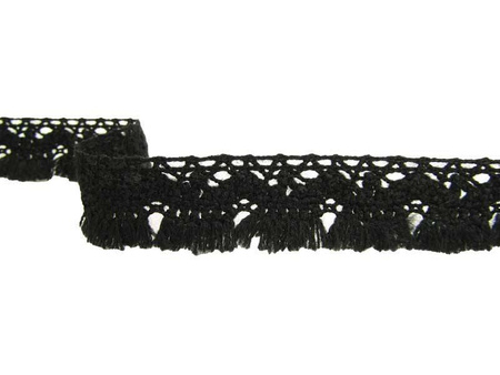 Taśma 3cm FRĘDZEL akryl czarna