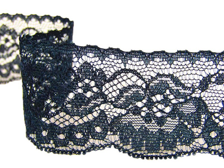 Koronka 3,5cm stabilna granat