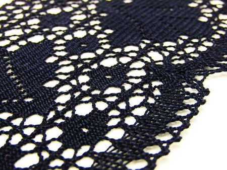 Koronka 10cm bawełniana granat