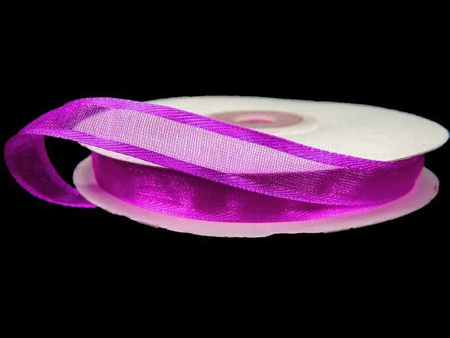 Wstążka 9mm organtyna LAMÓWKA purpura