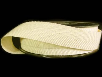 Taśma 20mm bawełniana jodełka natural