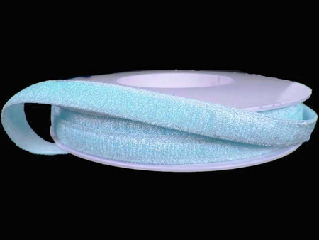 Aksamitka 9mm jasny turkus