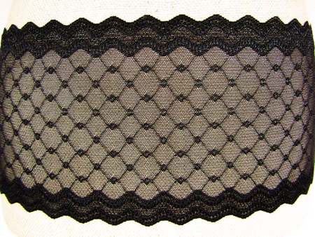 Wstawka 14cm elastyczna czarna