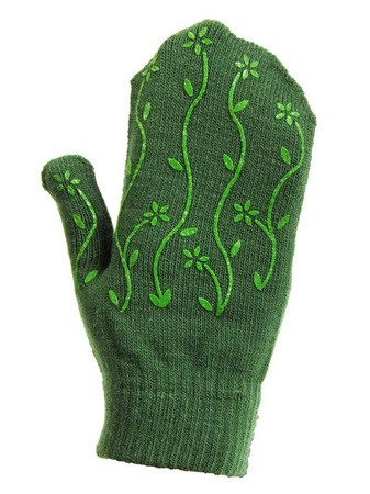 Rękawiczka DZIANA łapka zielona