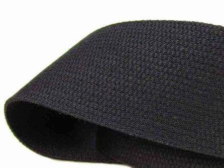 Taśma 40mm nośna bawełna czarna