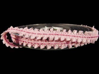 Taśma 10mm elastyczna ROCOCO róż