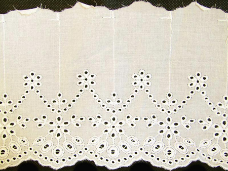 Koronka 15cm haft angielski ivory